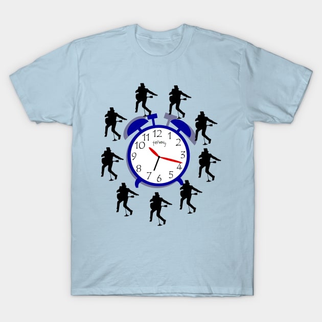 Rock around the clock T-Shirt by telberry